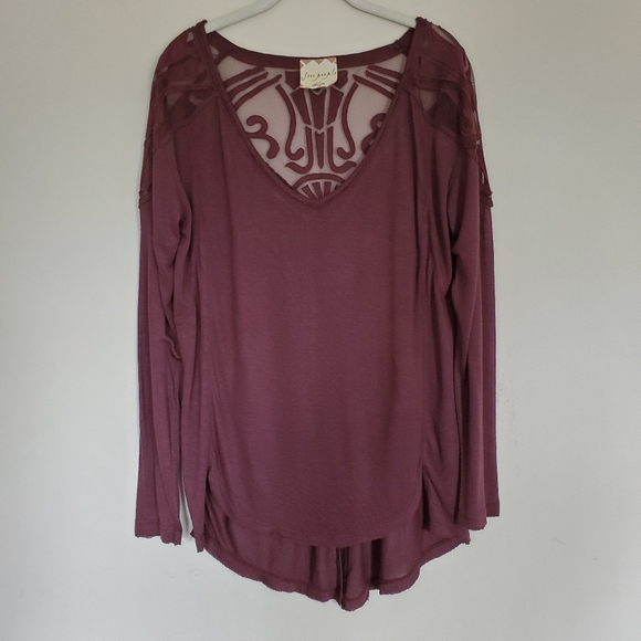 Free People Tops - Free People Lace Cutout Tunic